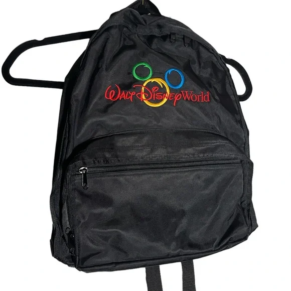 Disney | Bags | Walt Disney World Backpack Embroidered Black  display picture 2